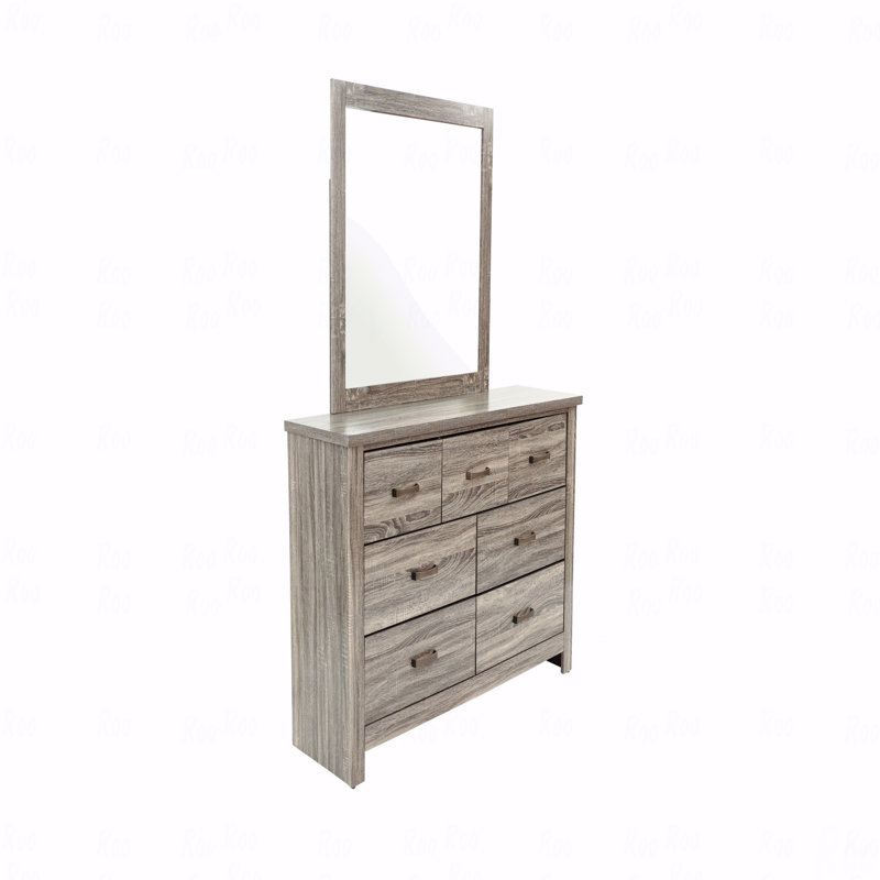 Commode en chêne gris