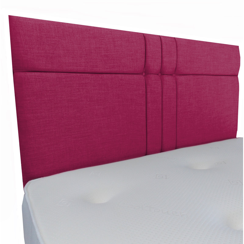 Finna Upholstered Headboard, Black, Small Single (2'6)