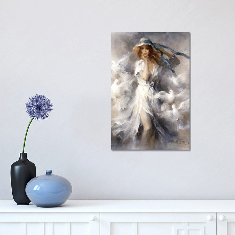 Pigeons by Willem Haenraets - Wrapped Canvas Print, 30.48 cm H x 45.72 cm W