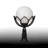 23.6'' Tall Globe Outdoor Floor Lamp
