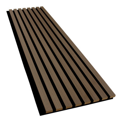 Panneaux muraux en bois 94 po x 12,6 po, panneaux insonorisants décoratifs pour murs et plafonds, panneaux muraux en bois à lattes 3D