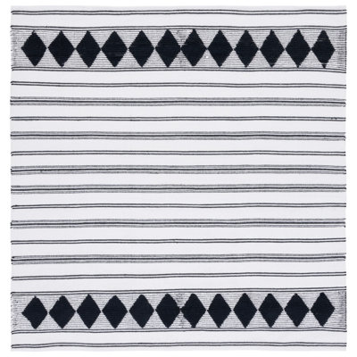 Tapis rayé en coton Breckenridge