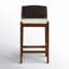 Lulu Upholstered Stool with Solid Wood Frame-763229721-760679070