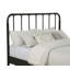 Lit à barreaux ouvert tout en bois bronze-131634795
