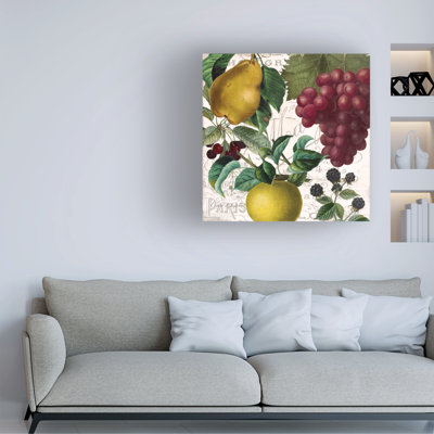 Bolog Sasha Fruit Bowl Ii Canvas Art