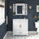 Edion 31.89'' Single Bathroom Vanity with Ceramic Top with Mirror