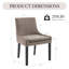 Chaise d'appoint rembourrée en velours côtelé Demarrion-1835431195