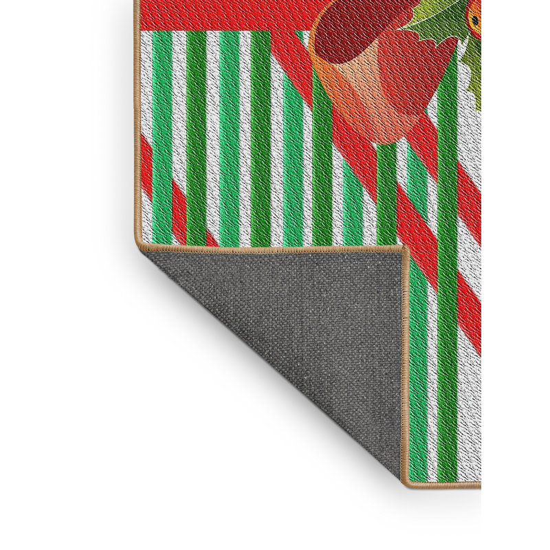 Tapis vert / rouge Valora, Rectangle 2 pi x 5 pi