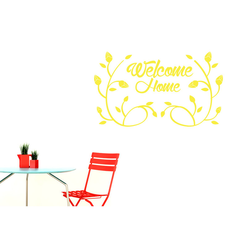 Wall Decal, Large, Bright Yellow