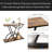 43" Console Table For Entryway, Industrial Entryway Table With Storage Shelf, Narrow Wood Sofa Table With Unique Metal Frame For Living Room, Hallway, Foyer-2039507429