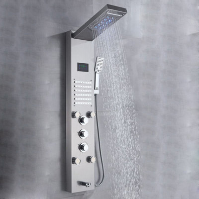 48 panneaux de douche avec