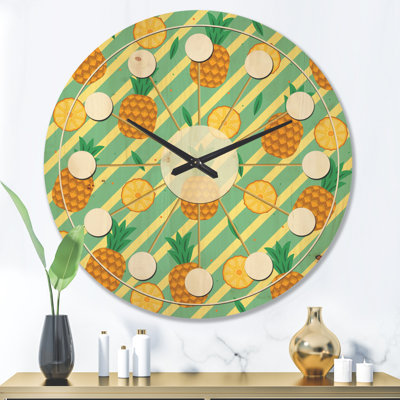 Solid Wood Wall Clock