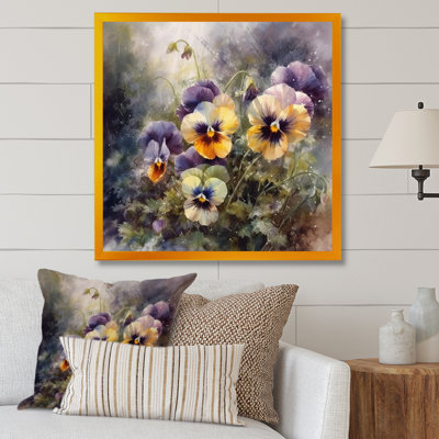 " Yellow Blossoming Petunias "