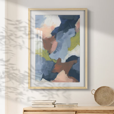 Soft Indigo Atmosphere II -Framed Print