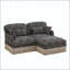 Canapé modulaire en chenille à imprimé léopard-125743059-125743057