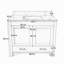 Freestanding Standard Single Vanity Bathroom Vanity With Carrara Marble Top