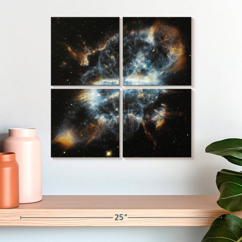 Oberle Spiral Planetary Nebula, 18'' H x 18'' W