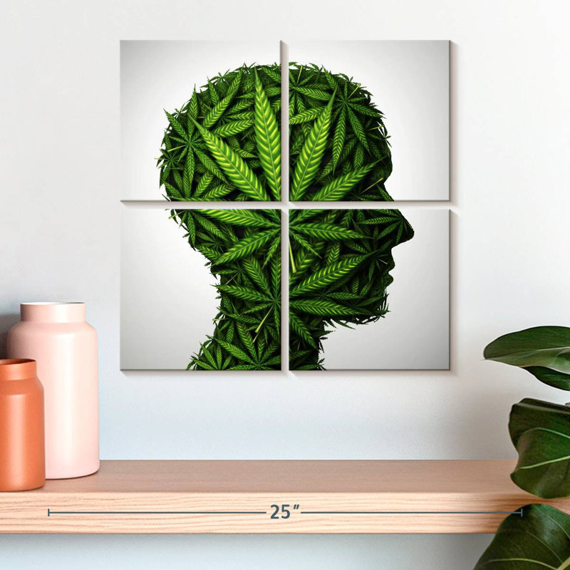 Marijuana Minded, H 18 po x l 18 po