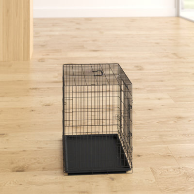 Dianna Collapsible Pet Crate with 2 Doors
