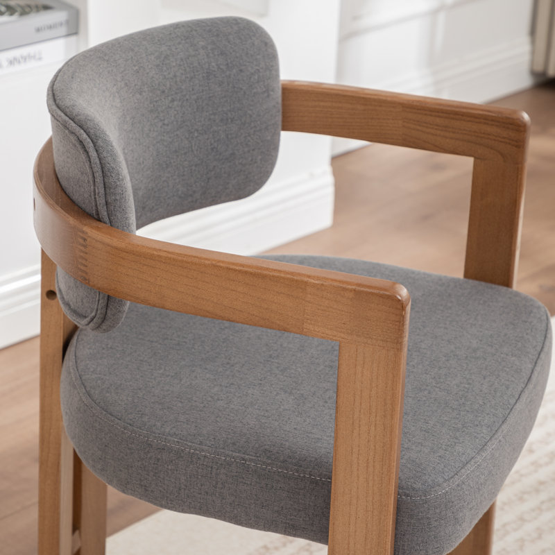 Chaise rembourrée Bula Stanford, Gris, 2