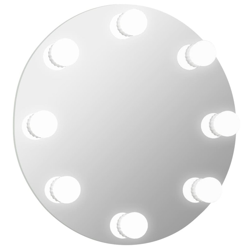 Birka Flat Wall Mirror, 30cm H x 30cm W