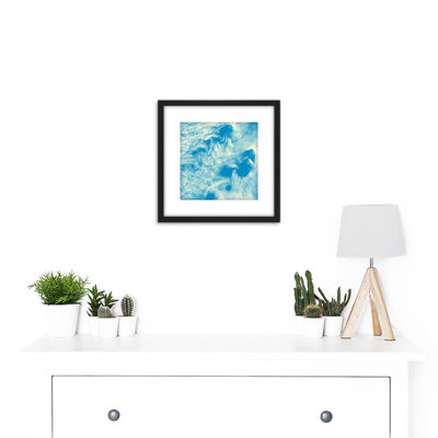 Smoke Abstract Soft Sky 1 Piece Single Picture Frame Painting