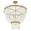 Dune 8 - Light Crystal Tiered Chandelier