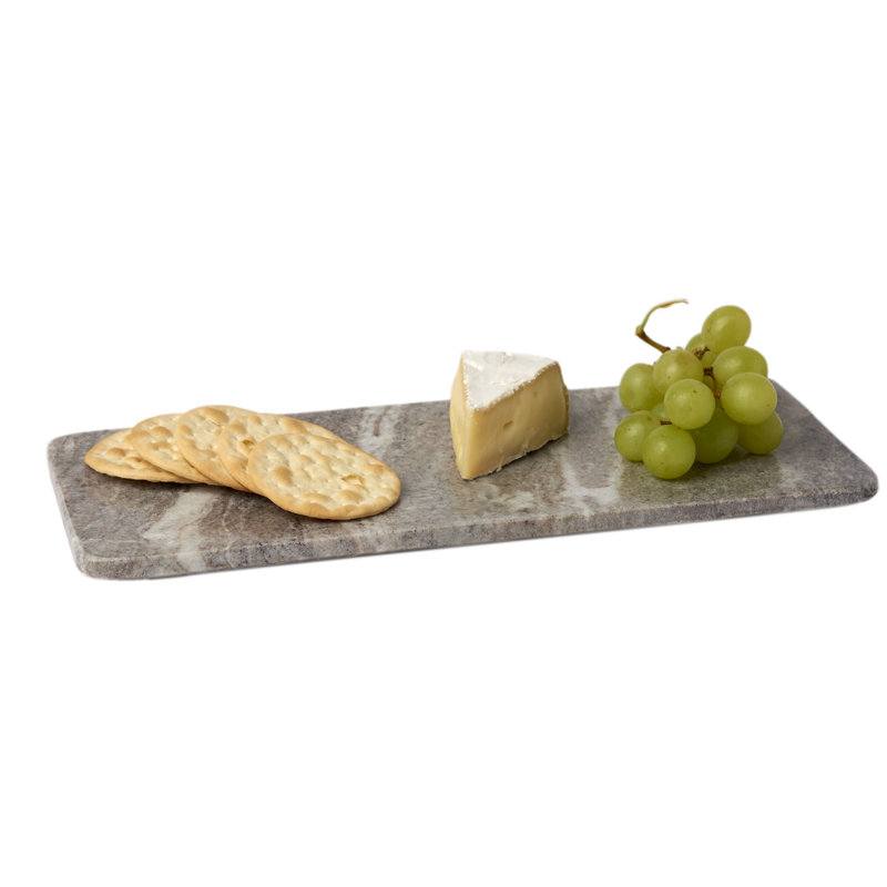Gray Marble Rectangular Serving Tray