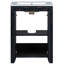 Ensemble de meuble-lavabo 48 po avec lavabos doubles et tablette de rangement