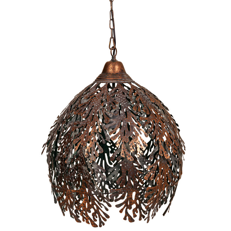 Theodis 1 - Light Gold Bowl Pendant
