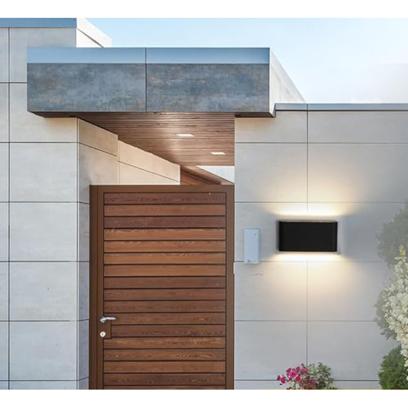 Matte Black 9cm H Outdoor Sconce