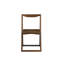 Chaise d'appoint pliante Caro en brun