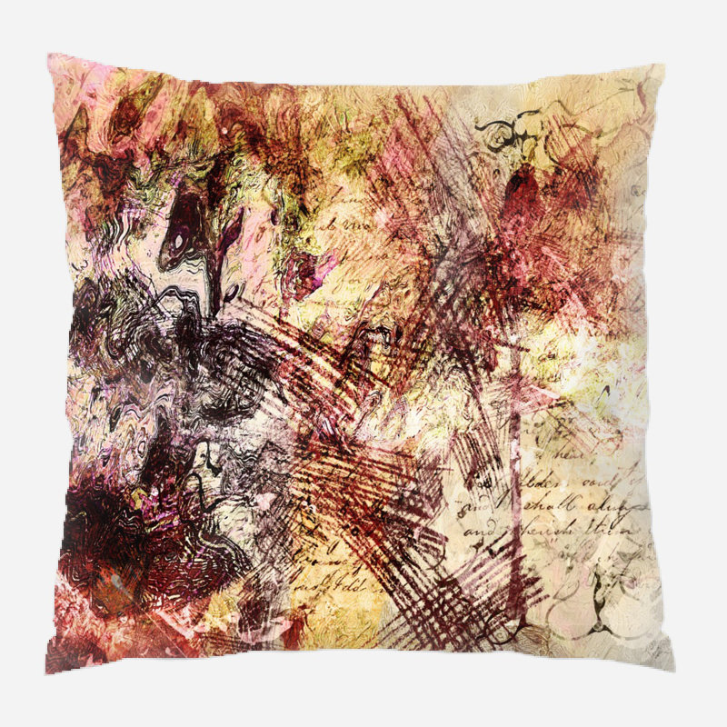  Housse de coussin carré et insert, Synthétique, Extérieur