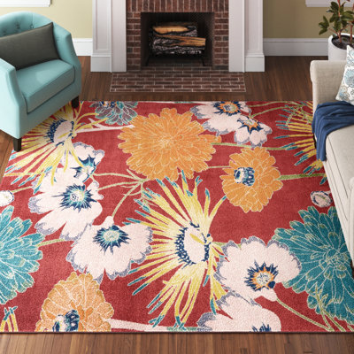 Abruscato Floral Indoor Rug
