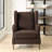 Nevai Brown Fabric Accent Chair