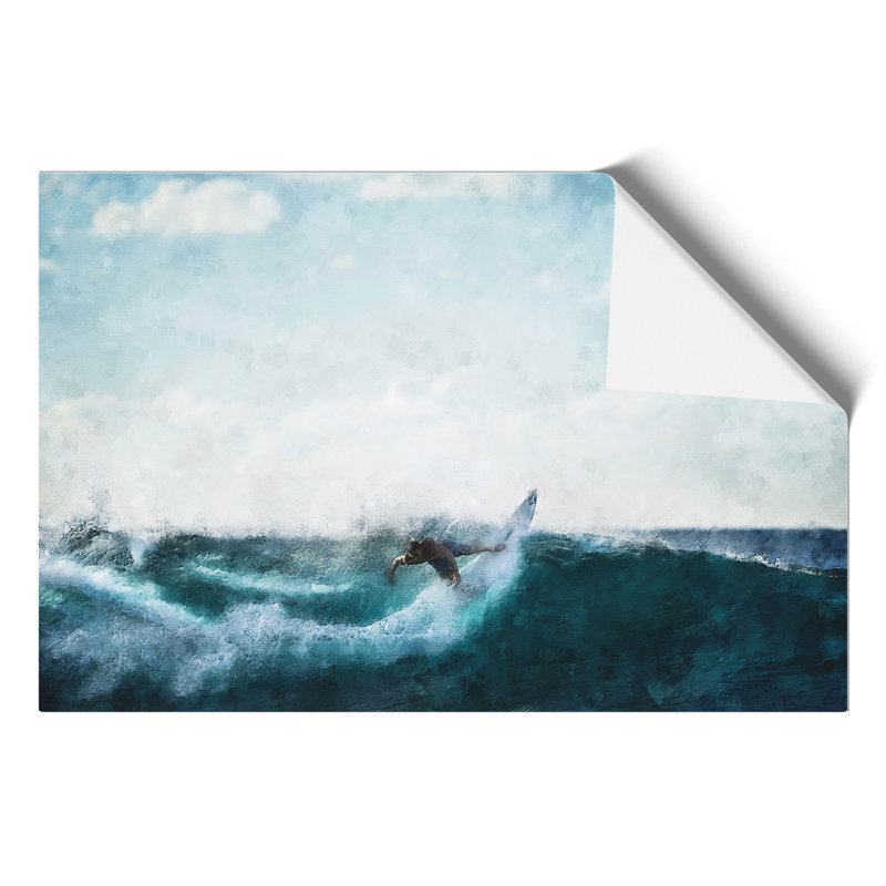 Surfing - No Frame Print, 30cm H x 42cm W x 0.1cm D
