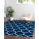Tapis bleu Lllan
