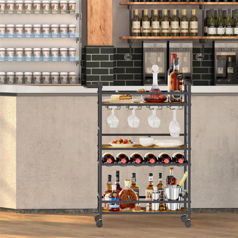 Annebelle Metal Bar Cart
