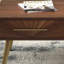 Table basse en bois massif de style rétro