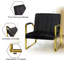 Chaise longue en velours 26 po Jadeline
