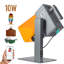 Graveur laser portable, haute vitesse 5000 mm / s, graveur laser portatif bleu 12W et coupe, précision de gravure 0,01 x 0,01 mm, outil de bricolage, pour bois, acrylique, cuir, tissu, classe 4