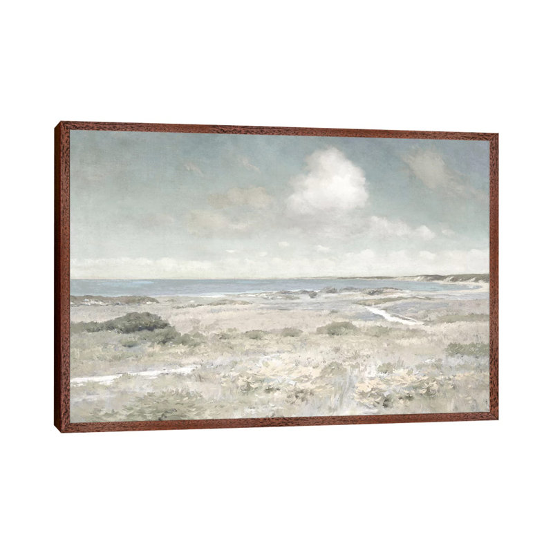 By The Shore by Christy McKee - Gallery-Wrapped Canvas Giclée on Canvas, 101.6 cm H x 66.04 cm W, Brown Framed