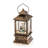 Snow Lantern with Seated Couple on a Bench