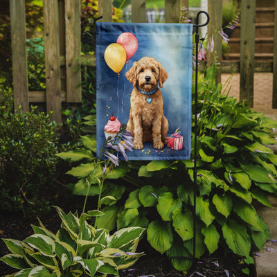 Drapeau de jardin «Happy Birthday»