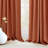 Cadnite 50" W Thermal 100% Blackout Linen Textured Curtain Panels-718107619-709144657