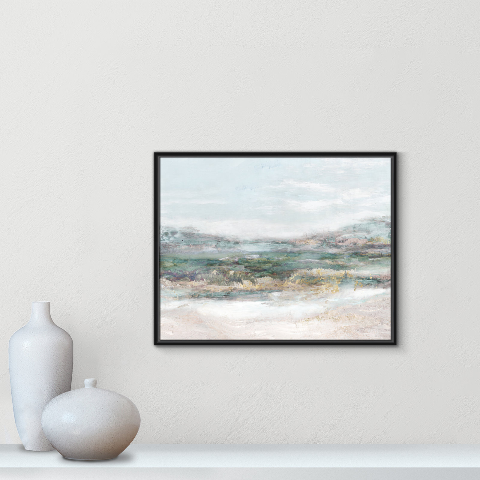 Dazzling by Matina Theodosiou - Painting Print on Canvas, No Mat, Black Framed Canvas, 23.5" H x 29.5" W x 2" D