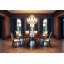  Round Mahogany Dining Table Seats 10-12 People