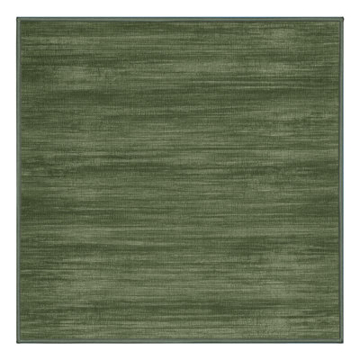 Tapis vert uni lavable à la machine