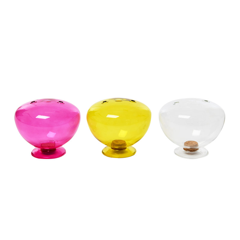 Glass Fireplace Tool Set