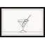 Cocktail Line - Single Picture Frame Print-1755907424